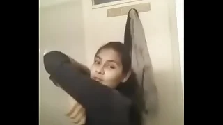 Paytmgirl strip up bathroom